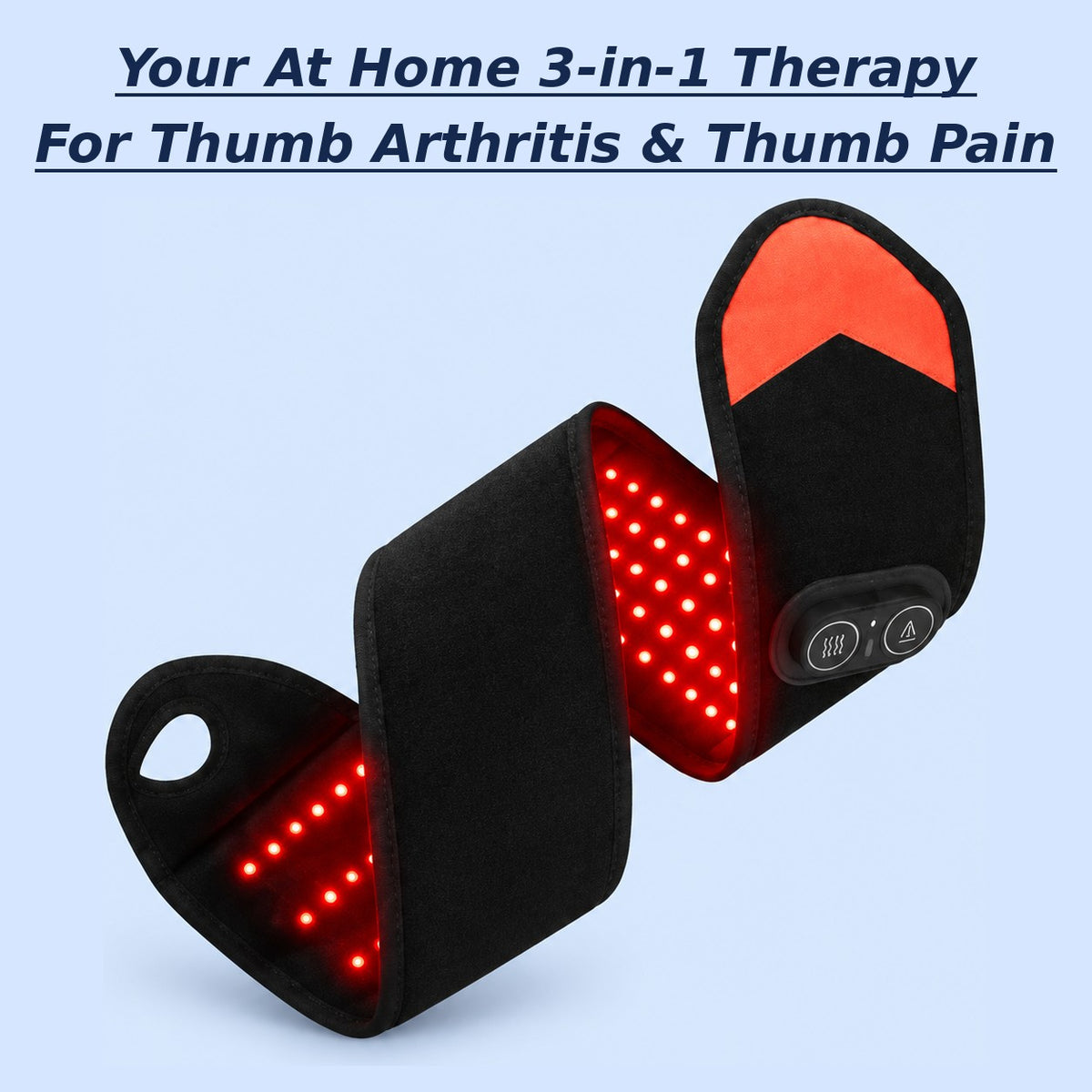 Easovia ThumbRevive™ | 3 in 1 Red Light Therapy for Thumb Arthritis